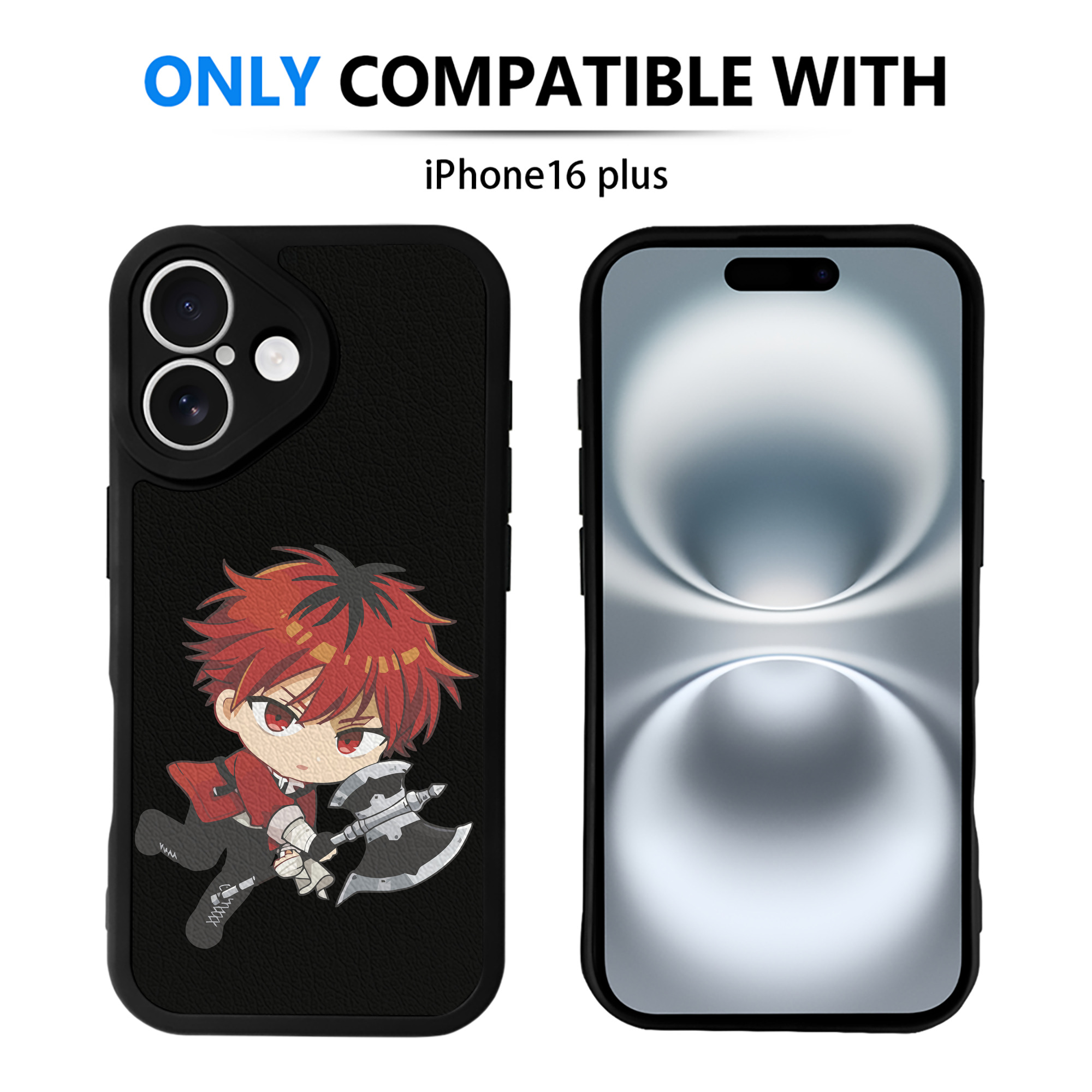 （画像用） 葬送のフリーレン Frieren 【iPhone 16シリーズ対応】シリコンスマホケース（レザー調） 材質：シリコン
